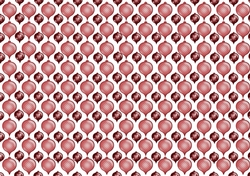 Red Baubles background sheet