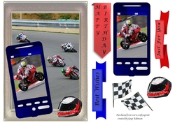 Motorcycle Racing Phone