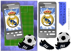 Football Phone card for Real Madrid Fan