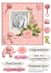 Congratulations Grandparents Baby Girl