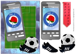 Football Phone Card for Blackburn Rovers Fan