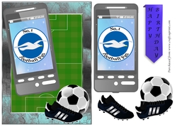 Football phone card for fan of the Seagulls