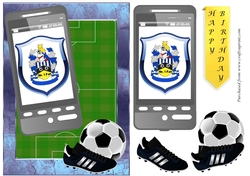 Football Phone Card for Huddersfield Town Fan