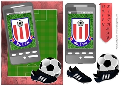 Football Phone Card for Stoke City Fan