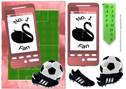 Football Phone Card for Swansea City Fan
