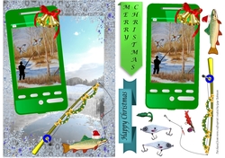 Christmas Fishing Phone