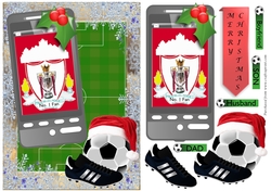 Christmas Football Phone Card for Liverpool Fan