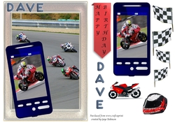 DAVE Motorcycle Racing Phone