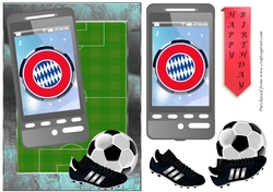 Football Phone card for Bayern Munich fan