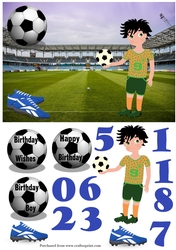 Football Birthday Boy ages 5 - 13