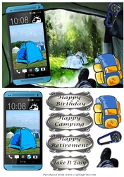 Camping Phone Card