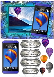 Hot Air Balloon Phone card 1