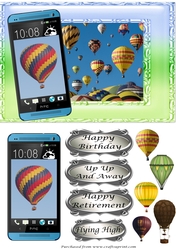 Hot Air Balloon Phone card 2