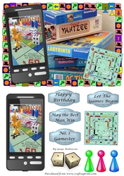 Board Games Phone Card