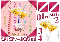 Birthday Martini 1 - ages 18 - 100