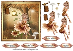 Coffee Fairy in the Woods