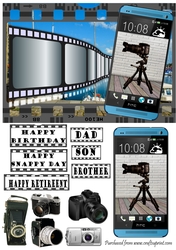 Photography Phone card - Male