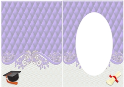Insert for purple Graduation card cup 887722_3656