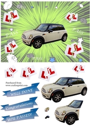Driving Test Pass - Mini cream