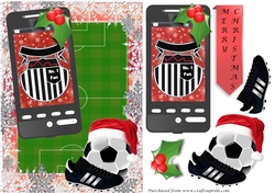 Christmas Football Phone card Grimsby