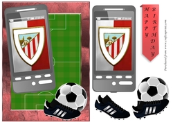 Football Phone card for fan of Athletic Club Bilbao