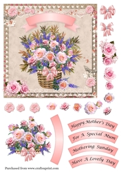 Basket of Flowers Mothers Day