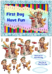 First Day Fun - School boy