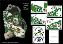 Football Cascade Stretch Card Kit