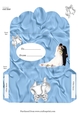 Money Wallet for Wedding, Blessing card blue cup831247_3656