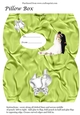 Pillow Box for Wedding, Blessing card design in Green cup831246_3656