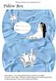 Pillow Box for Wedding, Blessing card design in blue cup831247_3656