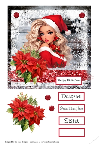 christmas lady 1