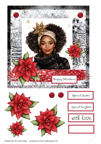 Christmas lady 7