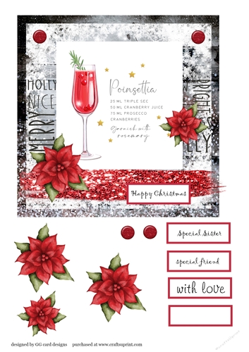 poinsettia cocktail 