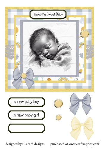 New Baby grey/yellow 4