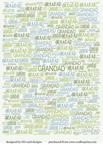 Grandad word BP green