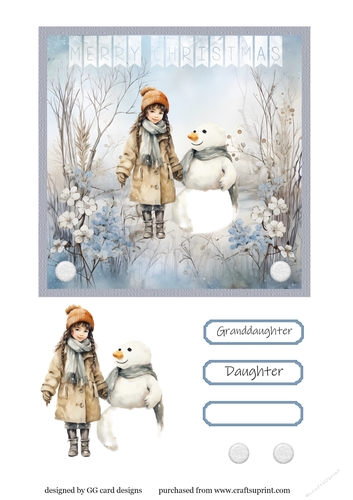 Snowman friend