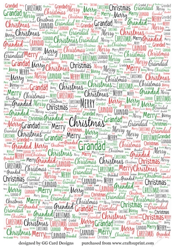 Merry Christmas Grandad BP