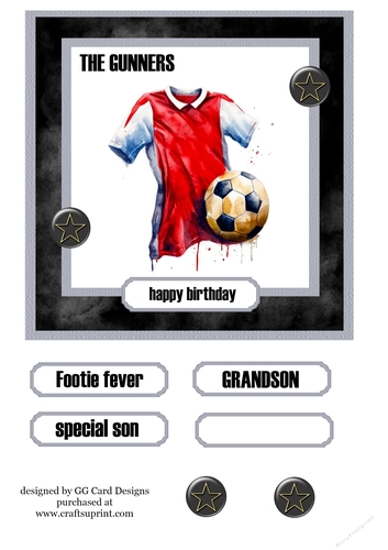 football Topper Arsenal 