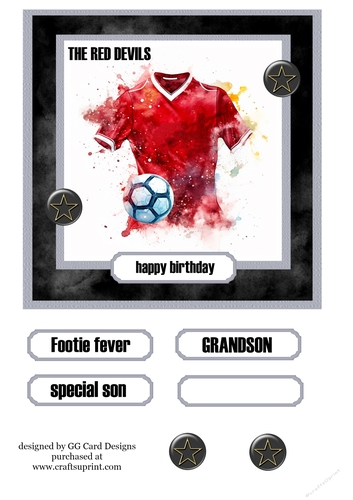 football Topper Man Utd 