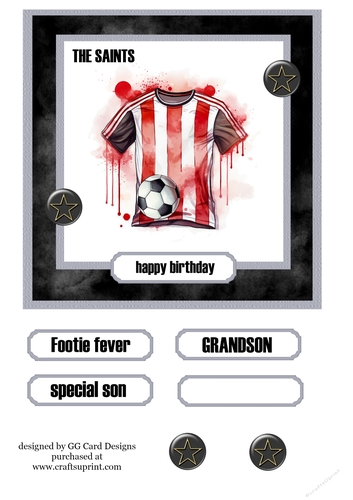 football Topper Southampton 