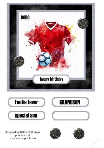football Topper Middlesbrough 