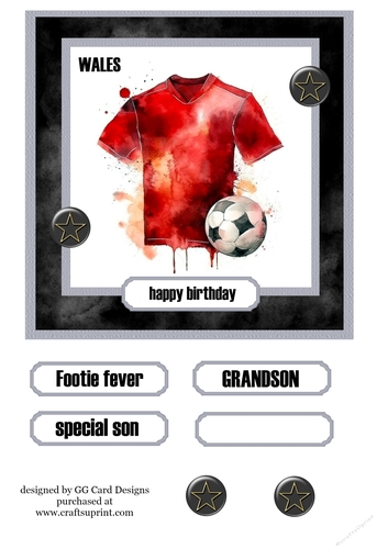 football Topper Wales