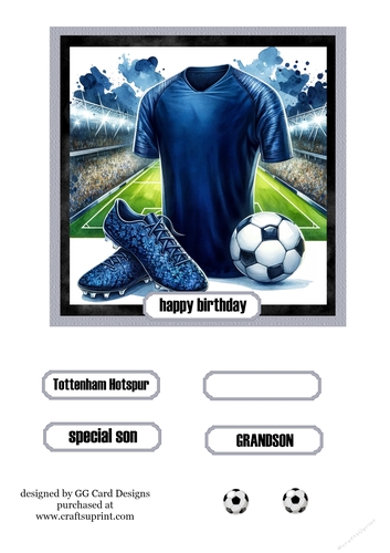 Football topper Tottenham Away