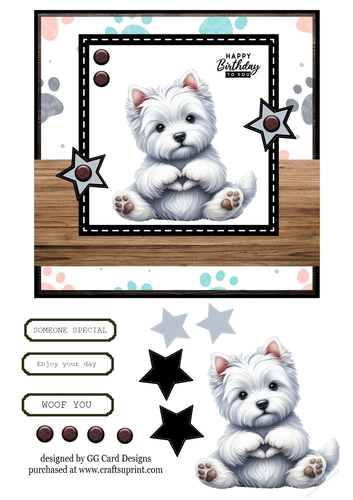 West Highland Terrier Birthday