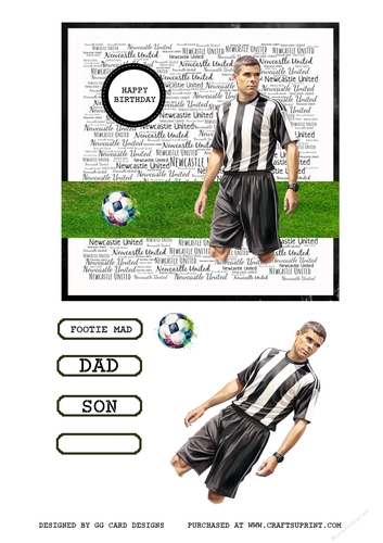 football birthday topper