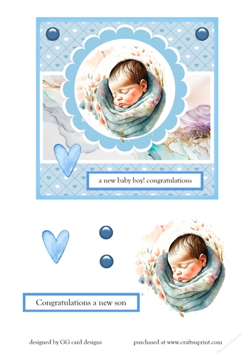 Baby Boy 3 topper