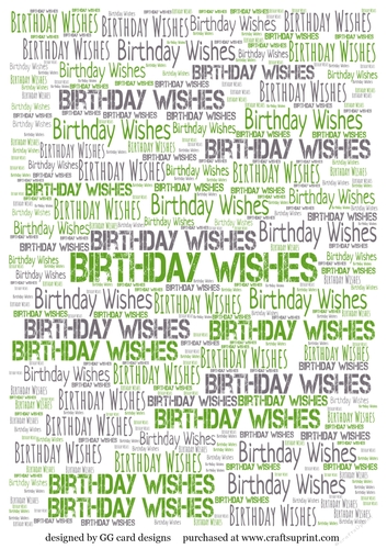 Birthday Wishes BP green