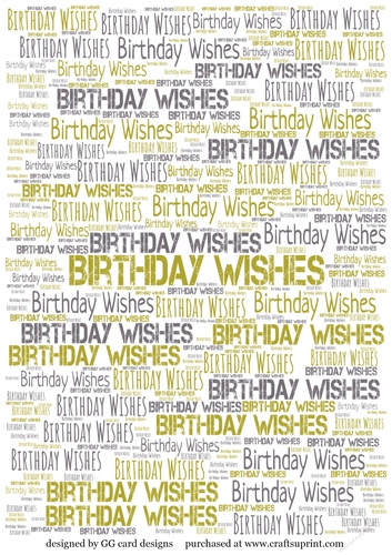 Birthday Wishes BP gold