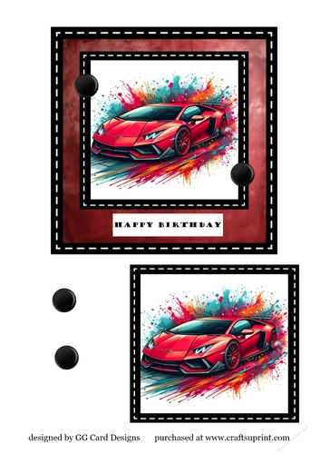 Sports Car red